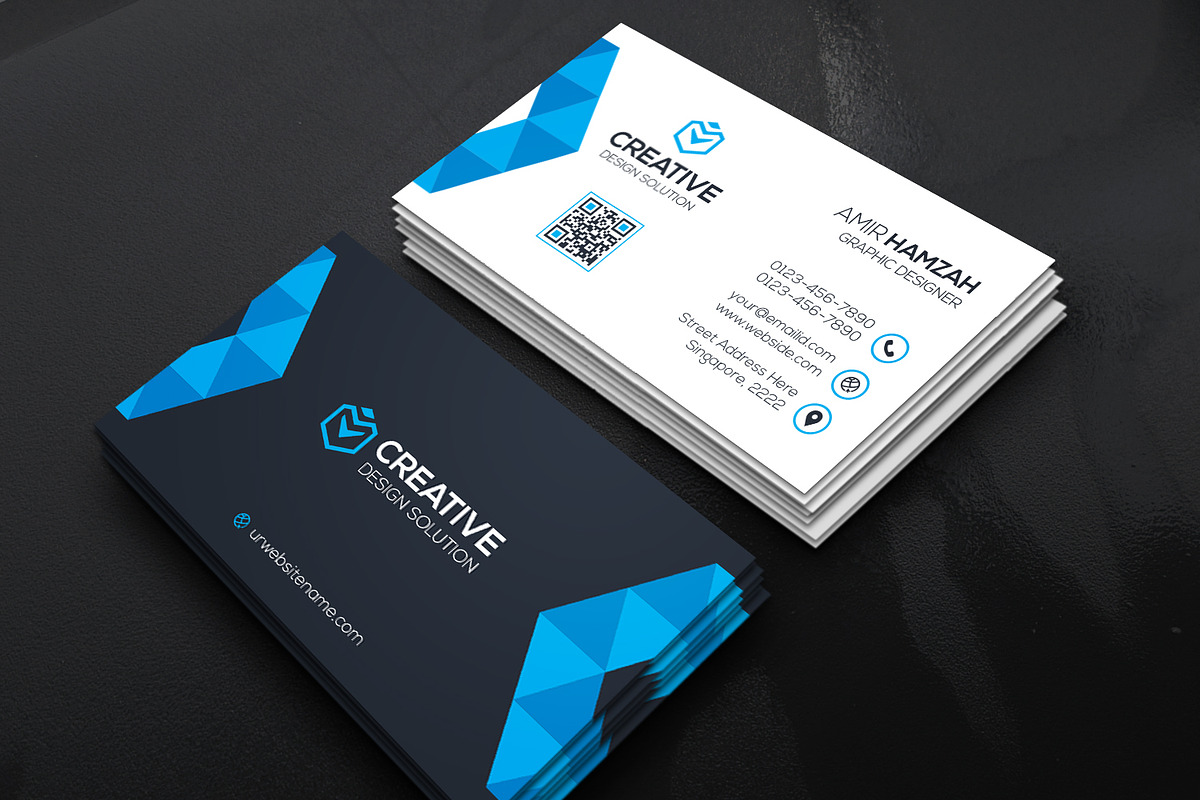 Corporate Business Card, a Business Card Template by GenerousArt (Photo 2 of 5)