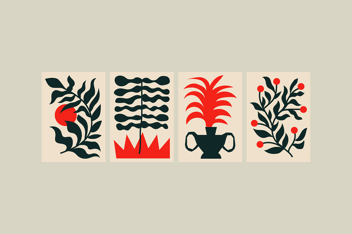 Abstract Botanical Wall arts, a Decorative Illustration by Léo Alexandre (Photo 14 of 19)