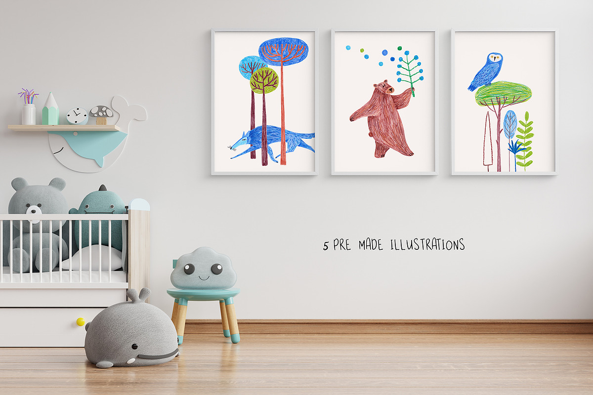 Kids love funny animals. Part 3, an Animal Illustration by Annakniaz (Photo 12 of 13)