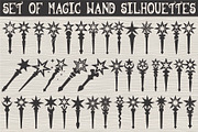 A stylish set of magic wand vector, an Illustration by Amazin_art (Thumbnail 1 of 41)