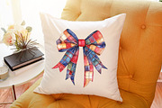 Christmas Coquette Bow Patchwork Cli, an Illustration by Sublimation Artist (Thumbnail 6 of 6)