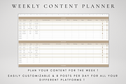 Social Media Content Planner, a Templates & Theme by BRANDcontent (Thumbnail 4 of 9)