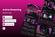 FuchsiaFlix - Anime Streaming Mobile, an App Template by trabaskriya (Thumbnail 1 of 5)