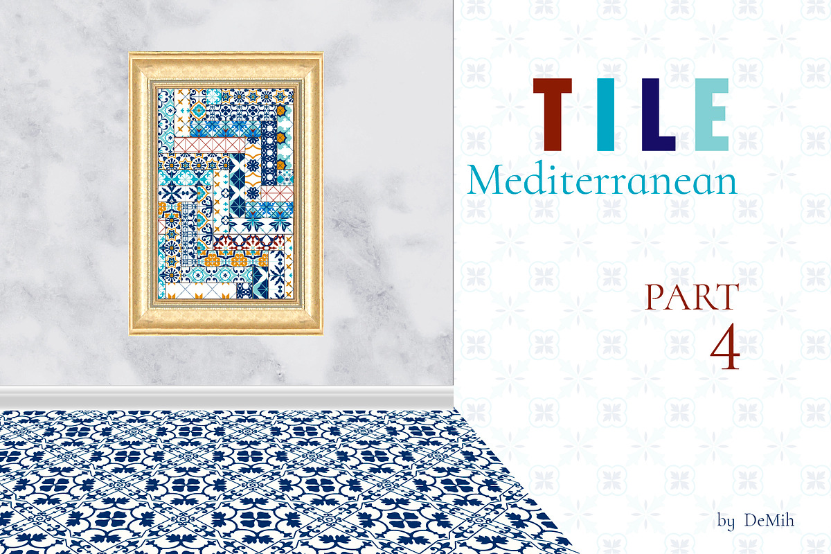 Mediterranean TILE Bundle 25+ V4, a Pattern Graphic by DeMih (Photo 1 of 6)