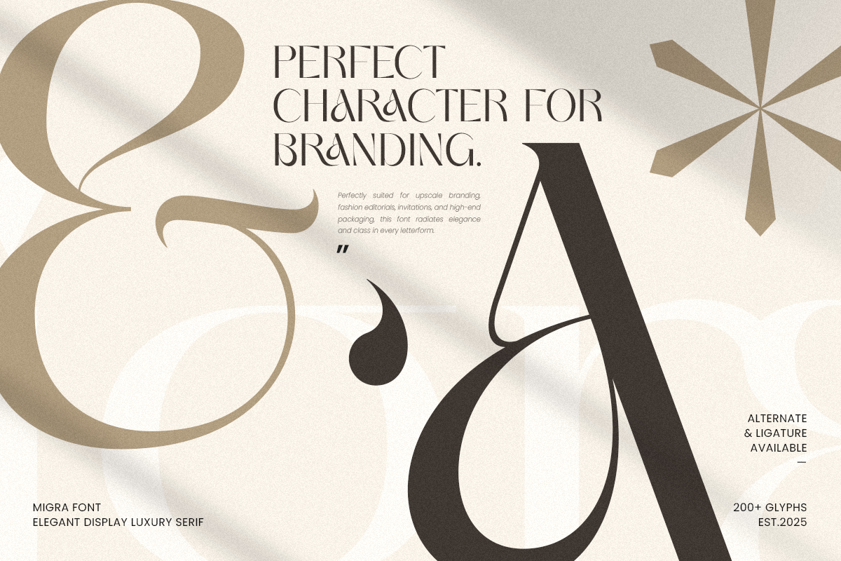 Migra - Elegant Display Luxury Font, a Sans Serif Font by Sensatype (Photo 10 of 14)