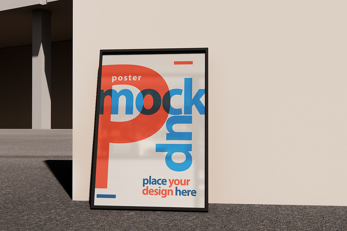 Poster Mockup Set, an Advertising Mockup by Mirachma Project (Photo 2 of 6)