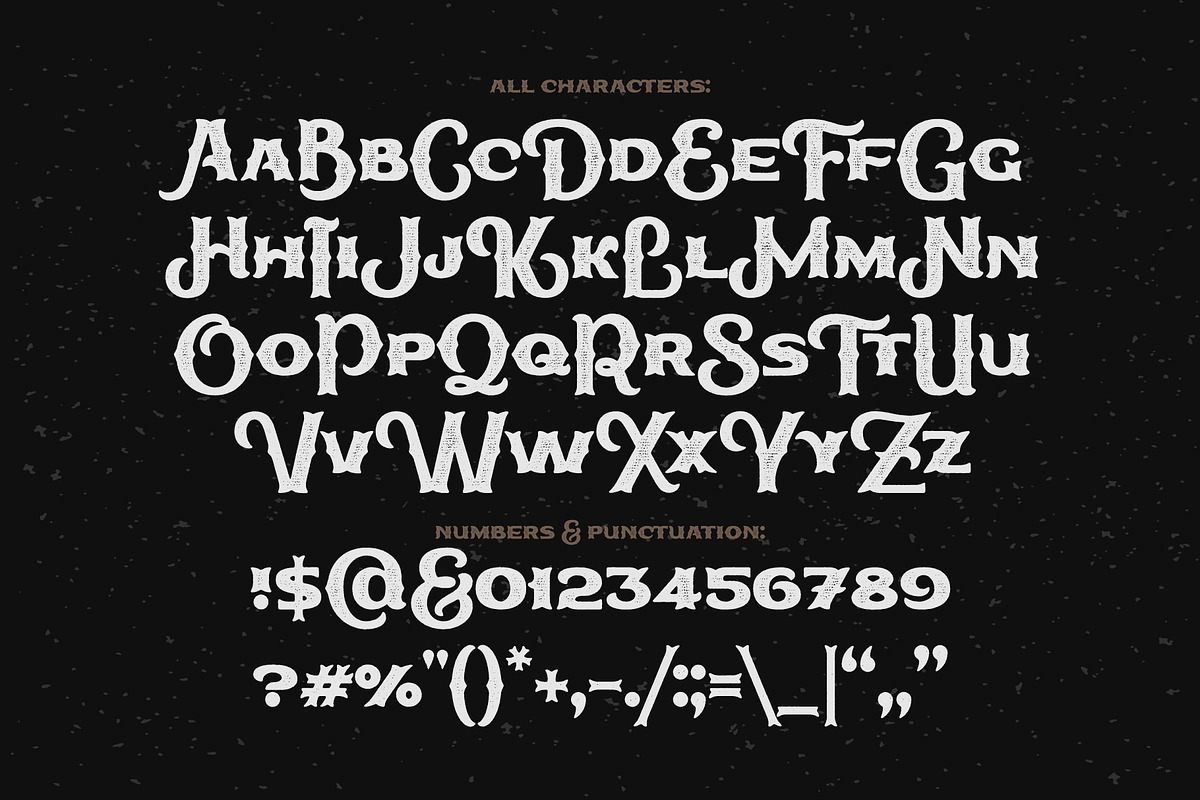 True Black typeface preview 4