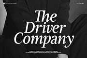 GC Driver Company - Serif Italic, a Serif Font by Glyphonic (Thumbnail 1 of 15)