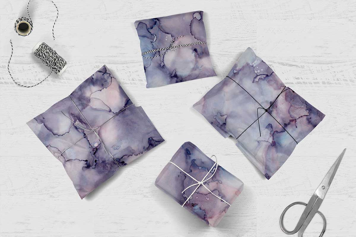7 Huge Seamless Purple Ink Textures, a Texture Graphic by AdenaJ (Photo 9 of 14)