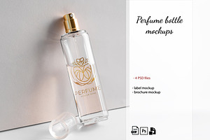 Perfume Bottle Mockup Set 2