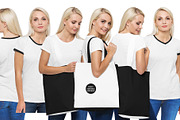 T-SHIRT & BAG BUNDLE 20xMock-upsDEMO, a Books & Magazine Mockup by Apparel_Mockups (Thumbnail 7 of 27)