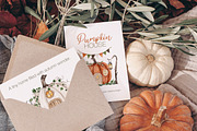 Pumpkin House Watercolor Clipart, a Decorative Illustration by Beigetime (Thumbnail 6 of 13)