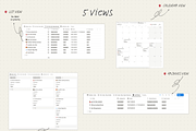 To-do list 1/3/5 - Notion template, an App Template by Iasan Design (Thumbnail 4 of 7)