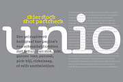 Unio Font - opentype, a Sans Serif Font by Wilton Foundry (Thumbnail 3 of 5)
