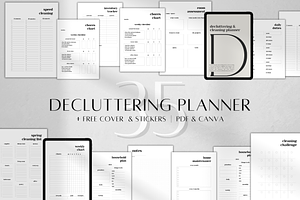 Digital Decluttering Planner