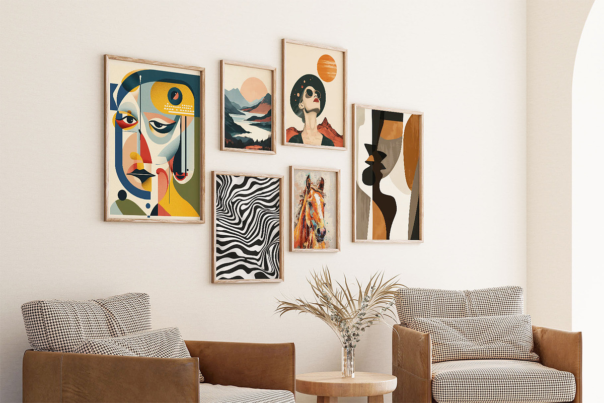 Eclectic Wall Art. Posters., a Background Graphic by Designwork (Photo 4 of 9)