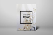 Standing Canvas Poster Mockup, a Print Template by Medialoot (Thumbnail 1 of 6)