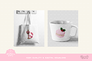 French Paris Christmas Bunny Clipart, an Animal Illustration by Blumensdiary (Thumbnail 5 of 6)