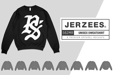 Jerzees 562MR NuBlend Sweatshirt, a Shirt Mockup by Pixel Sauce™