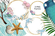 MERMAIDS, an Animal Illustration by FARAWAYKINGDOM (Thumbnail 2 of 5)