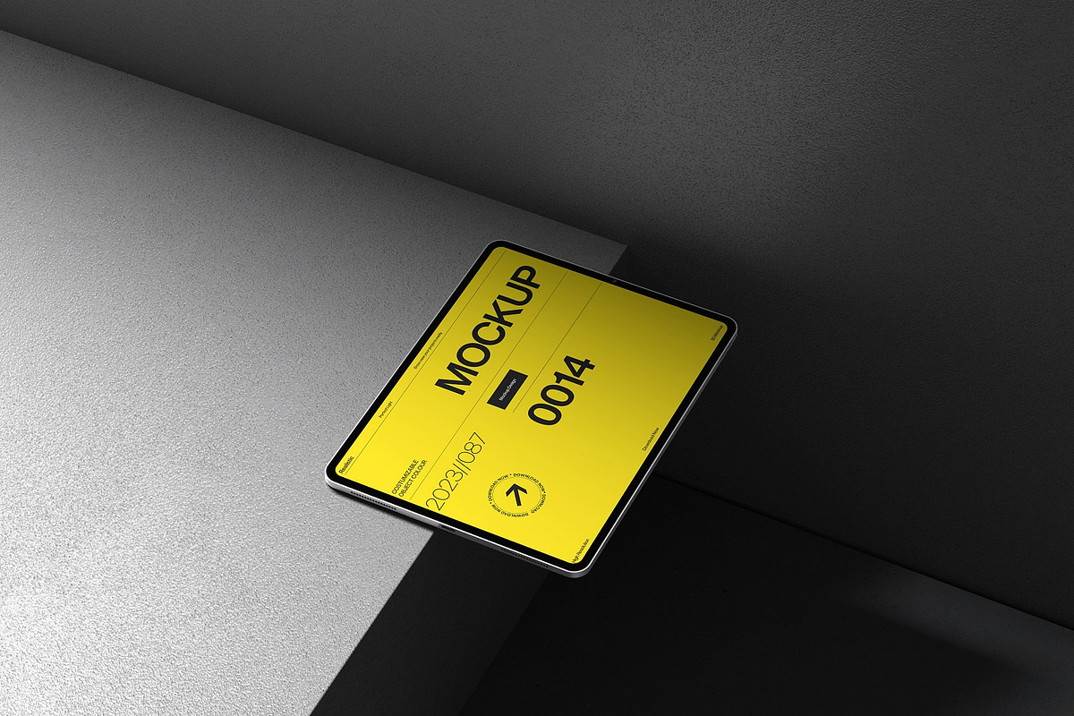 Minimal Tablet Device Mockup Set, an iPad Mockup by kreatifreya (Photo 5 of 6)