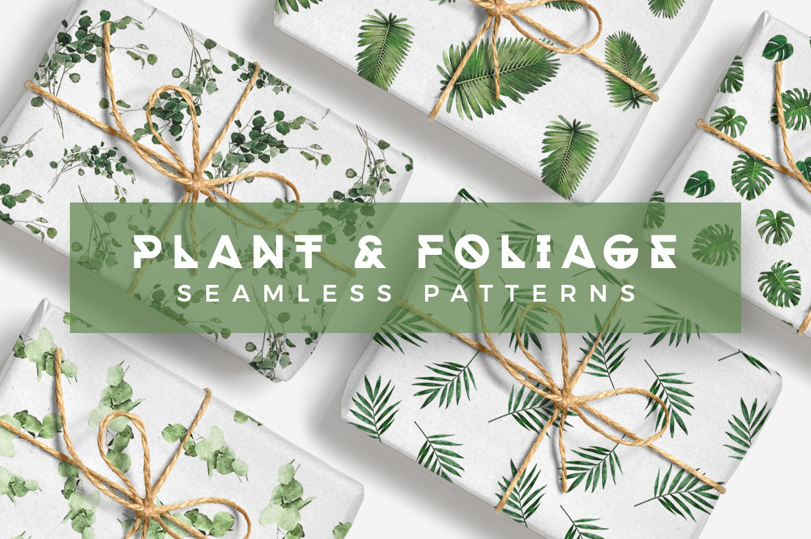 Plants & Foliage Patterns, a Pattern Graphic by Graphicdome