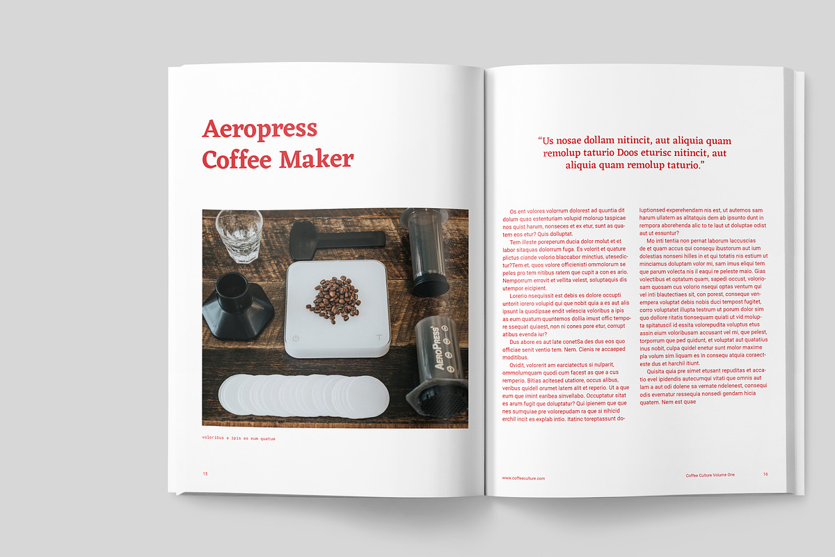 COFFEE CULTURE MAGAZINE, a Magazine Template by MashMish Studio (Photo 14 of 26)