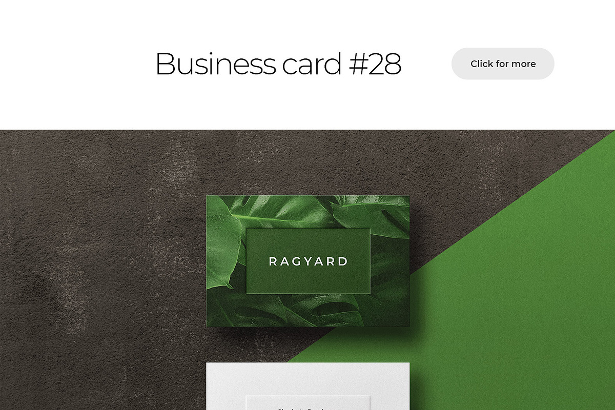 Business Card Mockup Template Bundle, a Business Card Template by PrintPixel (Photo 77 of 104)