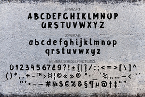 Grunge Latin And Cyrillic Brush Font