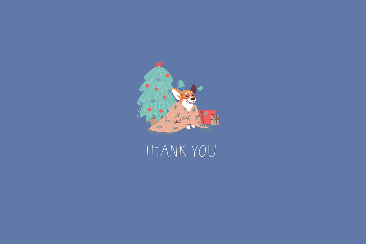Christmas dogs. Designs generator, an Animal Illustration by Anna Summer (Photo 14 of 14)