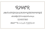 River Font, a Handwritten Font by Sense Library (Thumbnail 8 of 9)