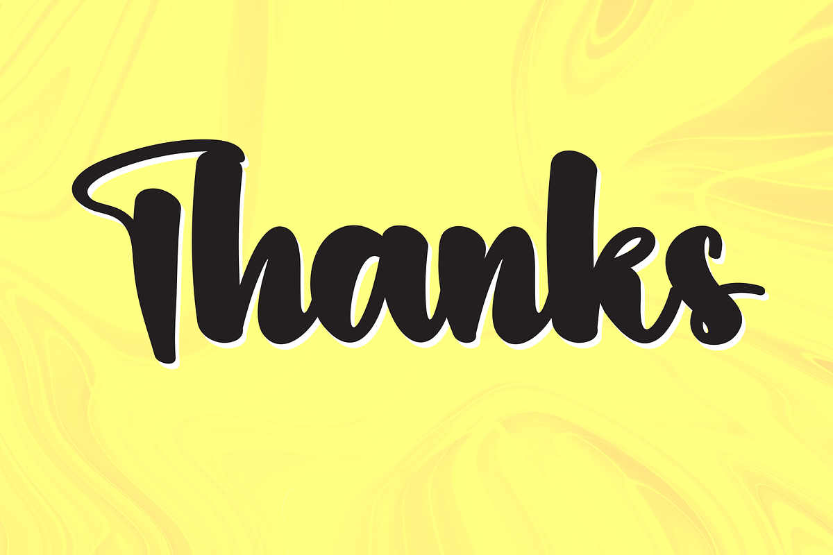 Yellow Houset | Script Font, a Handwritten Font by Scratchones (Photo 9 of 9)