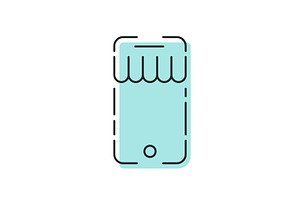 Phone Store Icon, a Branding & Logo Template by Buqancreative
