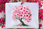 Whimsical Cherry Blossom Clipart, a Seasonal Illustration by SVGArt (Thumbnail 5 of 5)