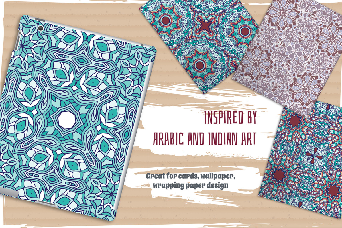 Set of 12 seamless patterns, a Pattern Graphic by Quetzal Art (Photo 2 of 7)