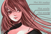 Master manga paint procreate brush, a Brush Add-On by Meisanmui (Thumbnail 9 of 10)