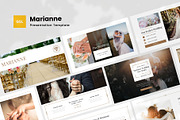 Marianne - Wedding Google Slides, a Presentation Template by FBSCreative (Thumbnail 1 of 5)