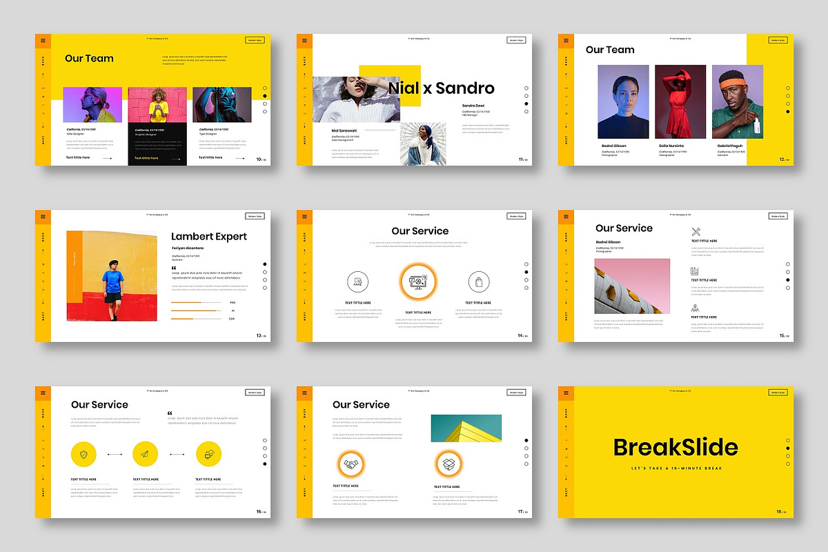Lambert – Business PowerPoint, a Presentation Template by Dens Creative Studio (Photo 3 of 6)
