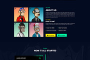 NFT Landing Page Figma Template, a Landing Page Template by CodexCoder Themes (Thumbnail 2 of 8)