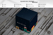 Square Box / Package Mock-Up 2, a Packaging Mockup by MassDream (Thumbnail 1 of 8)