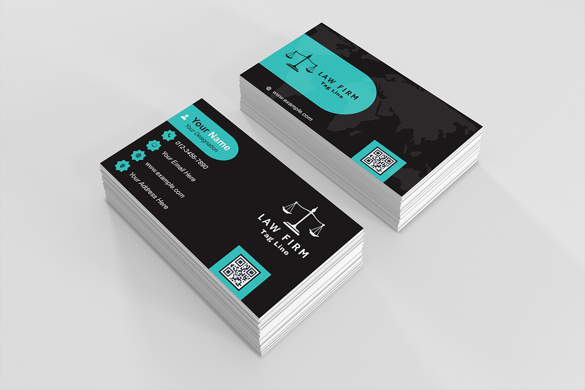 Real Estate Lawyer Card PSD preview 2