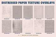 Distressed Paper Texture Overlays, a Texture Graphic by Brian Ritter Design (Thumbnail 9 of 14)
