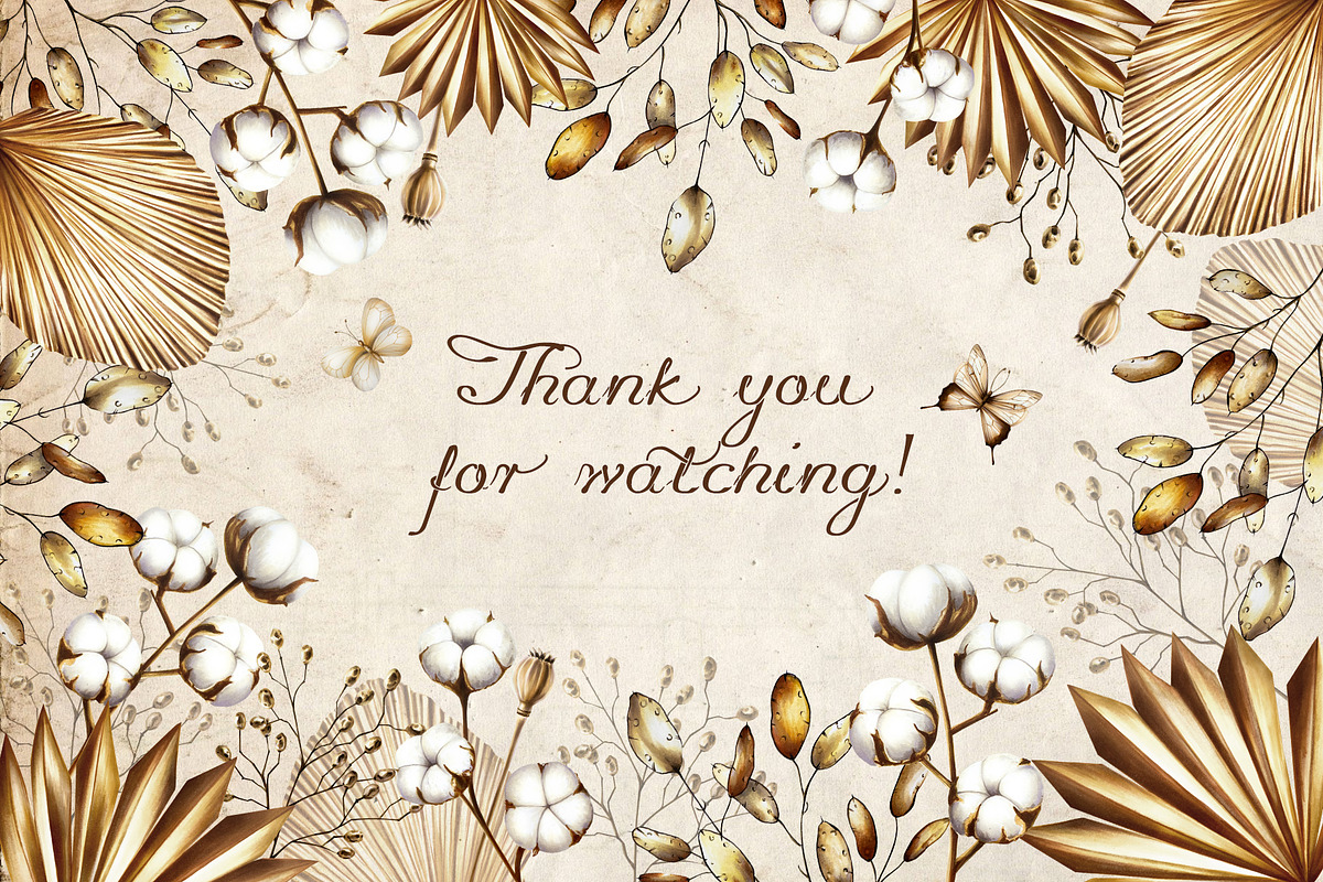 Bohemian garden hand drawn clipart, a Decorative Illustration by Navenzeles (Photo 14 of 14)