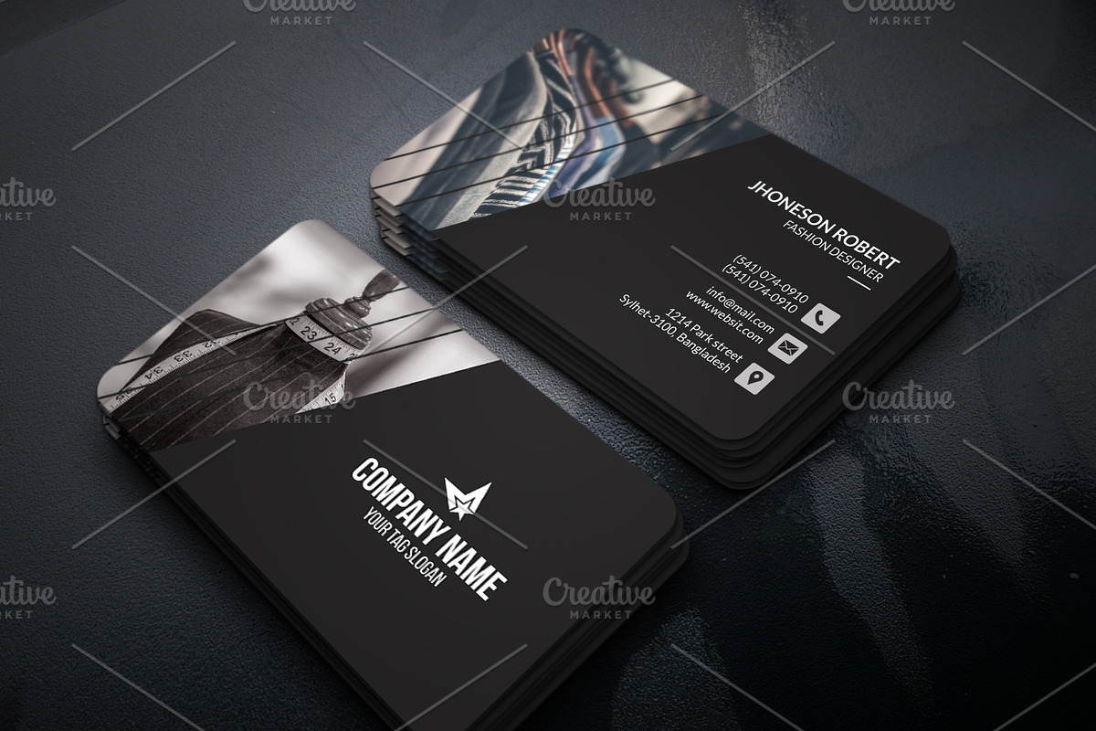 Fashion Business Card, a Business Card Template by Helal Shop (Photo 1 of 4)