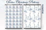 Festive Christmas patterns, a Decorative Illustration by LanaDzi (Thumbnail 16 of 25)