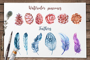 Winter. Watercolor collection., a Decorative Illustration by AlexGreenArt (Thumbnail 4 of 11)