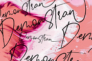 Demonstran | Inky Script, a Script Font by Crump Hand (Thumbnail 4 of 6)