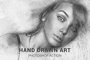 Hand Drawn Art Photoshop Action
