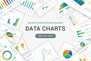 Data Charts PowerPoint Template, a Presentation Template by SlideOne (Thumbnail 1 of 8)