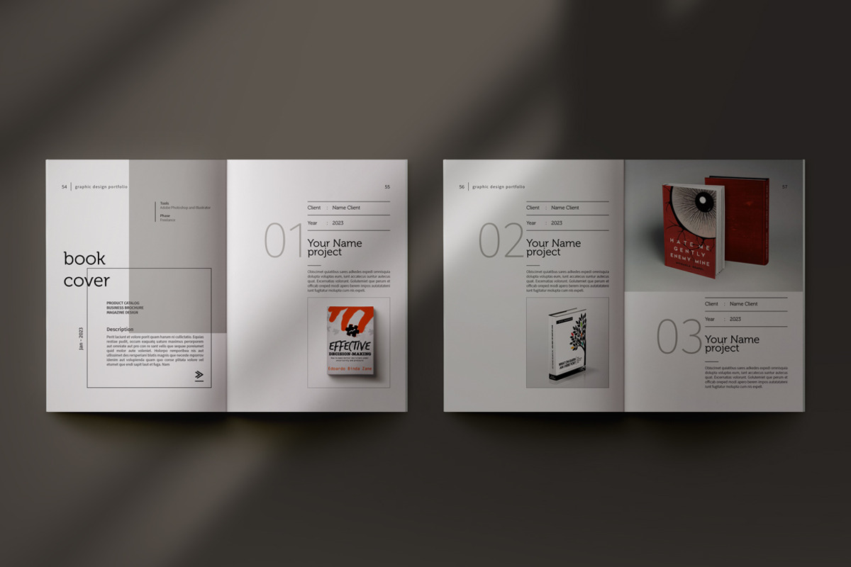 Graphic Design Portfolio, a Brochure Template by adekfotografia (Photo 12 of 15)